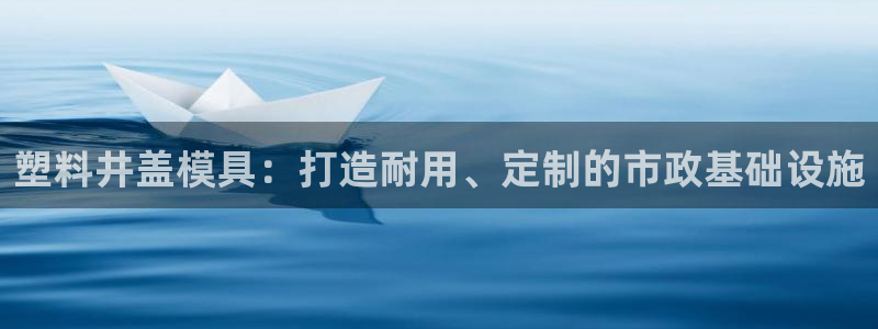 太阳gg娱选_2o5o26：塑料井盖模具：打造耐用、定制的市政基础设施