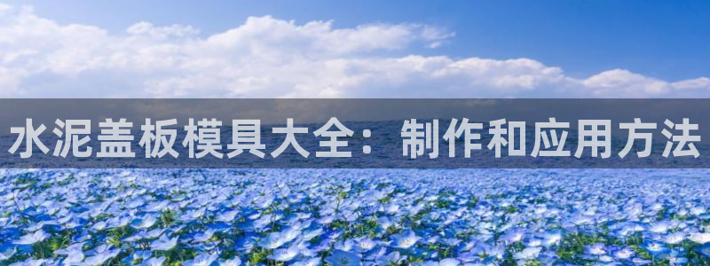 太阳成下载：水泥盖板模具大全：制作和应用方法