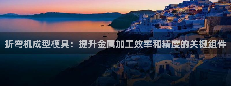 太阳app官网：折弯机成型模具：提升金属加工效率和精度的关键组件