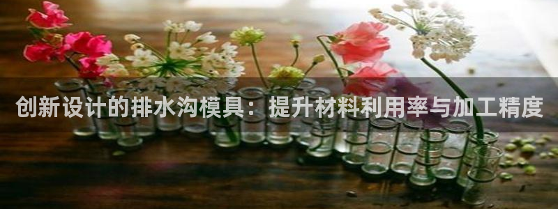 太阳集团唯一值得信赖网站是什么：创新设计的排水沟模具：提升材料利用率与加工精度