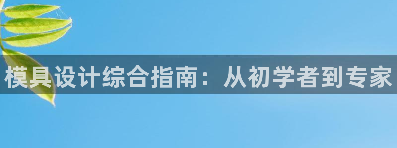 太阳集团在中国合法吗：模具设计综合指南：从初学者到专家