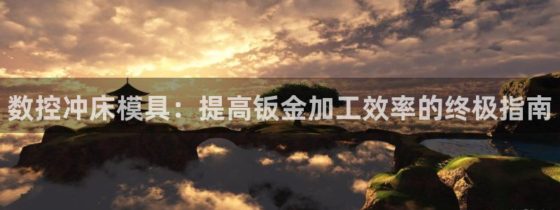 太阳成集团com：数控冲床模具：提高钣金加工效率的终极指南