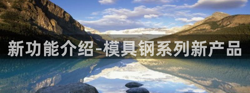 太阳成集团娱乐：新功能介绍-模具钢系列新产品