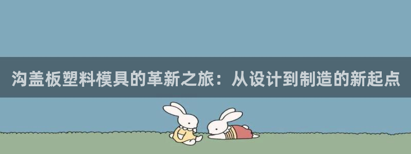 冷たい太阳：沟盖板塑料模具的革新之旅：从设计到制造的新起点