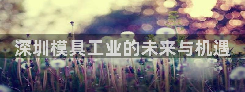 太阳集团古天乐代言：深圳模具工业的未来与机遇