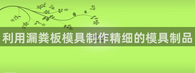 太阳国际游戏平台：利用漏粪板模具制作精细的模具制品